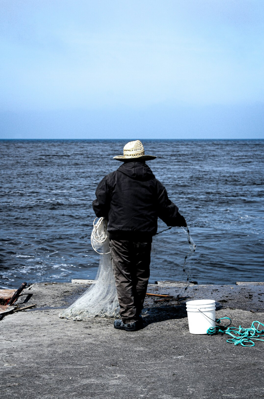 fishermen at work