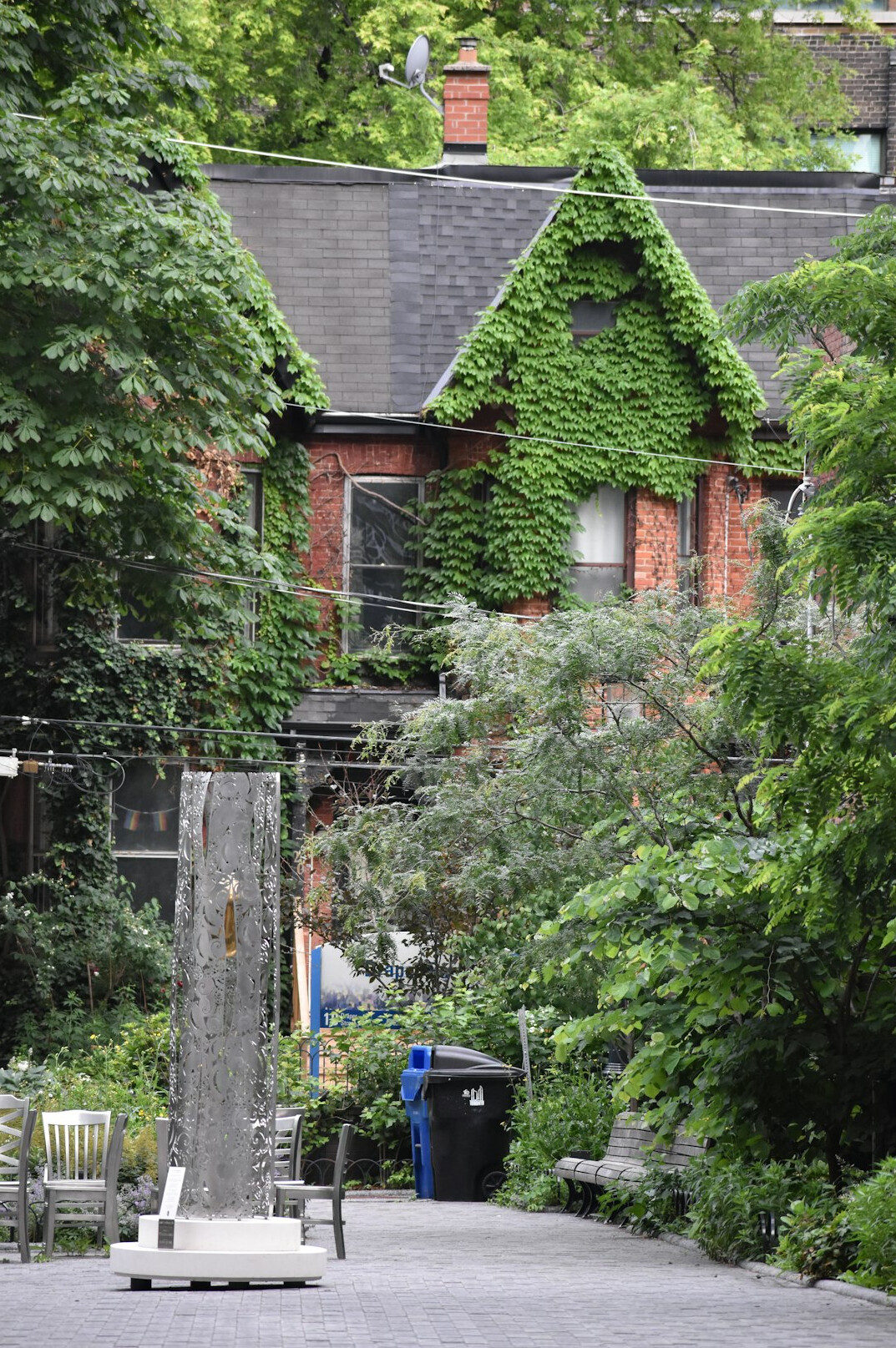 community garden in city